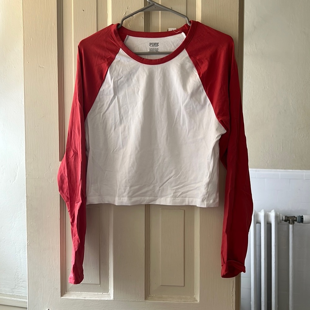 PINK Cropped Tee